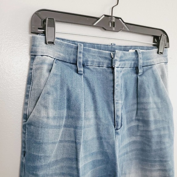 sass & bide Night Vision Denim Crop Distressed High Waist Jeans Women's Size 4 - Picture 4 of 9